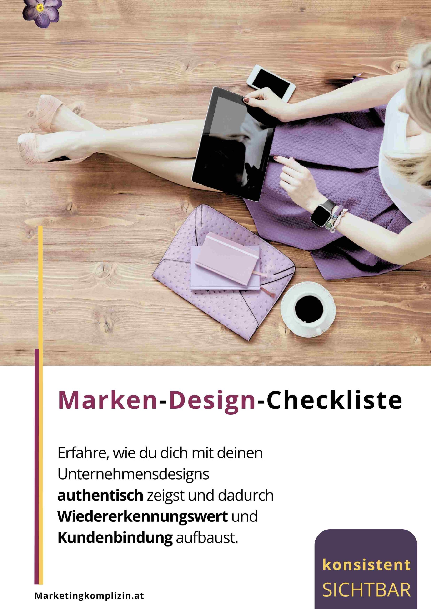 Die Titelseite der Brand-Design-Checkliste